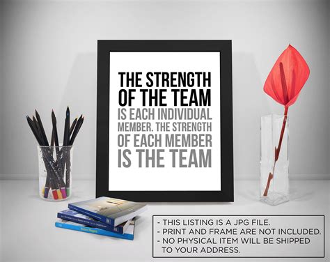 The Strength of the Team is each Individual Member.: Funny Valentines Day Appreciation Gifts for Employees - Team .- Lined Blank Notebook Journal